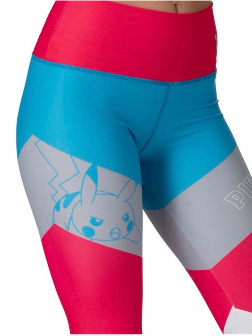 Pokemon Center Exclusive Angry Pikachu Pokémon Sports Leggings NEW X-Large